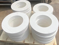 Produits en fibre de silicate d'aluminium de formes spéciales, fibre céramique personnalisée, isolation moulée, anneau quart de cercle, segment courbé