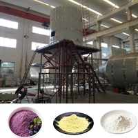 Automatische RVS LPG Spuitdroogmachine 500 kg/u Grote Capaciteit PLC Besturing voor Fruit Sap Poeder Verwerkingslijn