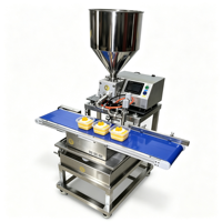 Machine de remplissage automatique de gâteaux ZD200E avec 6 paramètres prédéfinis pour les boulangeries industrielles et les confiseries
