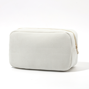 Moelleux Doux Velours Côtelé Mignon Standup Pochettes Femmes Hommes Hiver Lifestyle Stockage Organisateur <span class=keywords><strong>Maquillage</strong></span> Sac Voyage Cosmétique Sac - Product Image 3