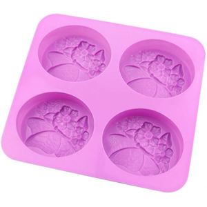 Moule en silicone en forme d'ovale de fleur de papillon pour la fabrication de savon, de bougies et de résine OEM/ODM - Product Image 3