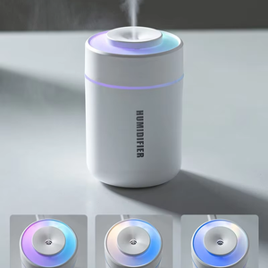 High-quality Silent USB Plastic Aromatherapy Ultrasonic <b>Humidifier</b> Humidistat Colored LEDs 180ml Capacity Portable Household - Product Image 3