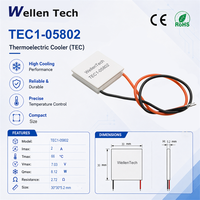 Modules de contrôle de température TEC TEC1-05802 30x30x5,2 mm 7,03 V 2 A pour le contrôle thermique des spectromètres de masse