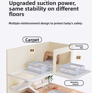 Corralito Plegable Grande para Bebés con Puerta de Seguridad, Corralito Portátil para Interiores y Exteriores para Bebés, Niños Pequeños y Niños - Suministro de Fábrica - Product Image 3