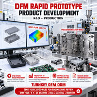 DFM : Développement rapide de prototypes, analyse du flux de moulage, moulage par injection de précision, SMT, PCBA, clé en main, OEM, ODM, R&D + Production
