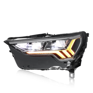 Cao Spec Led chạy ban ngày đèn với chảy ánh sáng ống kính kép cho Audi Q3 mô hình 19-24 Đèn pha lắp ráp sửa đổi - Product Image 4