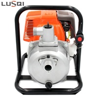 LUSQI 1 inci 0.75kw 31cc 1.0/HP 0.085L portabel kapasitas kecil penggunaan pertanian 139F 1 inci pompa air pertanian