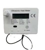 Compteur de chaleur ultrasonique de communication sans fil LoRaWAN/NB IOT de haute précision avec corps en laiton