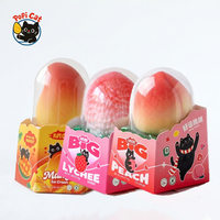 PoPI CAT 3D Virus Es Krim Selebriti Internet Rasa Mangga Campur Leci Persik Buah Tropis Segar Beku Kotak Dessert 75g untuk Musim Panas