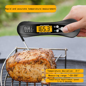 Termometer Makanan Dapur Elektronik, Termometer Makanan Elektronik Lipat Pengukuran Suhu Akurat - Product Image 5