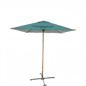 Sombrilla de Exterior Moderna de <span class=keywords><strong>3x3</strong></span> Metros con Poste Central de <span class=keywords><strong>Madera</strong></span>, Color Personalizado, Plegable, Impermeable, Ecológica, Muebles de Exterior para Parque - Product Image 2