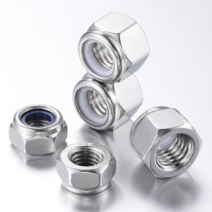 Hochwertiger Edelstahl Din985 Hexagonel <span class=keywords><strong>Dylon</strong></span> Insert Konter mutter - Product Image 3