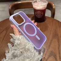 Coque de téléphone portable magnétique mate populaire avec recharge sans fil pour iPhone 18 17 16 15 14 13 12 11 Pro Max