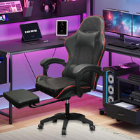 Chaise de jeu ergonomique réglable en hauteur avec rembourrage en éponge haute densité, 1 pièce, livraison gratuite