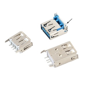 Stainless steel Vertical <b>Male</b> Female <b>Usb</b> Af Connector <b>usb</b> socket <b>usb</b> connector type aconnector for pcb - Product Image 1