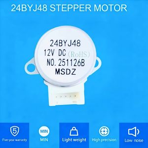 <span class=keywords><strong>Moteur</strong></span> <span class=keywords><strong>pas</strong></span> <span class=keywords><strong>à</strong></span> <span class=keywords><strong>pas</strong></span> <span class=keywords><strong>à</strong></span> réduction de vitesse <span class=keywords><strong>à</strong></span> engrenages PM populaire Unipolar 24BYJ48 NEMA 11 DC12V 1/64 100mN.m pour ventilateur de sol - Product Image 4