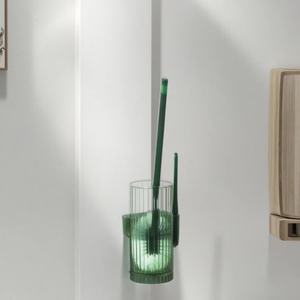 Ensemble de brosses de nettoyage WC 3-en-1 avec support mural en plastique pour cuvettes et toilettes - Product Image 4