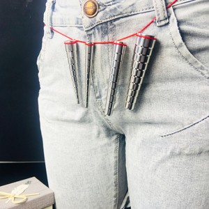 FRRK Plug Penieno in Metallo, Sonda Uretrale per Masturbazione Maschile, Bastoncino in Acciaio a Occhio di Cavallo, Stimolatore Prostatico, Asta per Massaggio della Vescica - Product Image 6