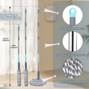 Twist <strong>Mop</strong> <strong>Self</strong> <strong>Wringing</strong> <strong>Mop</strong> For Hardwood Floor Cleaning <strong>Mops</strong> For Floor Cleaning With Wringer For Kitchen - Product Image 4