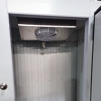 Congélateur à glace extérieur à porte unique, en acier inoxydable, avec ventilateur de refroidissement, capacité 500L, pour magasin de proximité