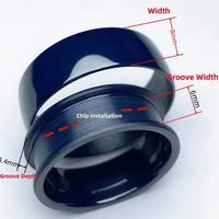 Bagues NFC intelligentes en céramique RFID OEM personnalisées de haute qualité pour paiement bancaire, données personnelles, stationnement, unisexe, événements, vente en gros