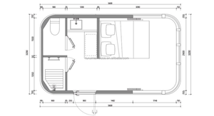 Lussuosa Capsula Spaziale Moderna per Glamping, Resort e Hotel, con Sistema Intelligente - Product Image 5