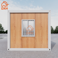 Maison conteneur modulaire détachable avec panneaux sandwich en grain de bois Petites maisons prêtes à être expédiées pour