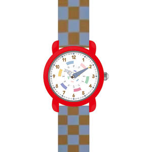 Jam Tangan Kuarsa Tahan Air untuk Anak-anak Jam Tangan Klasik yang Cantik untuk Anak Perempuan dan Laki-laki dengan Tali Cetak Berwarna Jam Tangan Anak-anak - Product Image 3