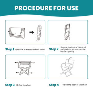 Chuyên nghiệp Trọng lượng nhẹ nhôm gấp ghế câu cá di động giám đốc ghế cho công viên ăn uống ngoài trời du lịch thiết kế hiện đại - Product Image 5