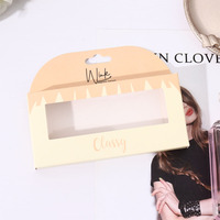 Scatola in Cartone Personalizzata con Stampa in Rilievo e Finestra in PVC per Confezioni di Ciglia Finte, Cosmetici, Smalti e Mascara