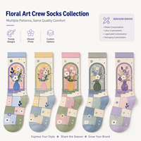Chaussettes de sport à impression numérique sans couture à 360 degrés, personnalisables ODM DIY, avec n'importe quel motif, en coton, bambou, nylon, polyester, laine mérinos
