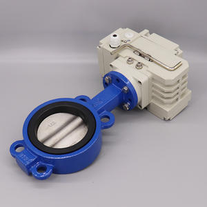 Vanne papillon électrique en acier inoxydable D971X-16Q, à joint souple, à fermeture, avec interrupteur, vanne papillon de régulation - Product Image 1