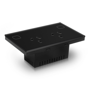 CNSKOU New Design Crystal Glass AU Standard Wifi <strong>Smart</strong> Home Voice Control <strong>Switch</strong> Power Point Double Tuya <strong>Smart</strong> <strong>Socket</strong> WiFi - Product Image 3