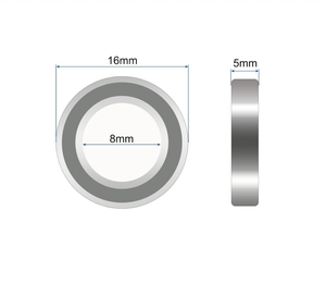 Roulement pour <span class=keywords><strong>aspirateur</strong></span> robot en acier inoxydable à gorge profonde L-1680HH S688ZZ, roulement de brosse de balai, en promotion - Product Image 5