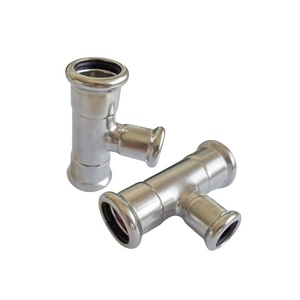 M Hồ Sơ 304 <span class=keywords><strong>Pro</strong></span> Báo Chí Không Chì PN 16 Nén Tee Phụ Kiện Chất Lượng Cao Phụ Kiện Đường Ống - Product Image 1