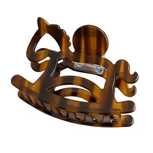 Pince à cheveux vintage en acétate faite à la main, style élégant, avec motif <span class=keywords><strong>queue</strong></span> <span class=keywords><strong>de</strong></span> corne, pour femme, pince requin, accessoires pour cheveux Année du <span class=keywords><strong>Cheval</strong></span> - Product Image 5