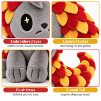 Création d'animaux en peluche personnalisés sur demande, peluche pangolin créative, jouet en peluche, design personnalisé, fabricants de peluches sur mesure