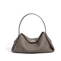 Sacs à main en cuir de vachette pleine fleur souple pour femmes, sacs hobo de créateur, sac à bandoulière vert matcha, sac sous le bras avec sangle réglable