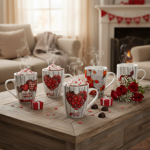 แก้วเซรามิก VALENTINE INS สไตล์โมเดิร์น ขนาด 3.5' x 4.2' จำนวน 36 ชิ้น/กล่อง ปลอดภัยสำหรับเครื่องล้างจาน ความจุ 200 มล. ผลิตจากเซรามิกสโตนแวร์เพื่อสุขภาพ เหมาะเป็นของขวัญทางธุรกิจ - Product Image 3