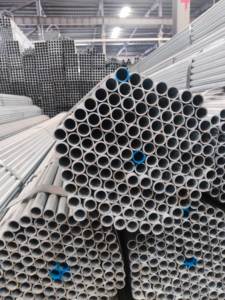 Stahlrohr EN 39 Rohrgerüst 48,3mm 3,2mm 4,0mm Verzinktes Stahlrohr - Product Image 4