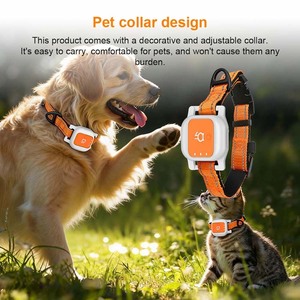 جهاز تتبع ذكي جديد مقاوم للماء يعمل بنظام <span class=keywords><strong>GPS</strong></span> وWiFi وLBS مع زر SOS للصيد وتتبع الحيوانات الأليفة بتقنية 4G - Product Image 1