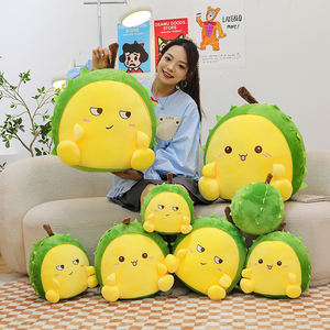 Vente en gros de Lovely Durian Peluche Jouet Super Doux Kawaii Fruit Oreiller avec PP Coton Remplissage Cadeau - Product Image 5