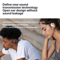 ALOVA Écouteurs OWS de qualité fiable Casque Bluetooth IPX5 à oreille ouverte OEM Casque sans fil intelligent pour le sport