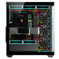 AntarcChill ATX Table Desktop CPU PC Cabinet Super High Airflow Gaming Case Tempered Glass Good Quality Computer Accessories