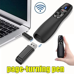 <span class=keywords><strong>2</strong></span>.4GHz 무선 USB 프레젠테이션 클릭커 리모컨 PPT 펜 포인터 레드 라이트 포함 파워포인트 및 슬라이드 쇼 제어용 - Product Image 2
