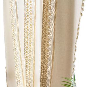 Dairui ม่านกั้นห้องสำหรับห้องครัวลายสก๊อตถักโครเชต์แบบอเมริกันผ้าม่านหน้าต่างขนาด<span class=keywords><strong>เล็ก</strong></span>แบบกึ่งโปร่งใส - Product Image 4