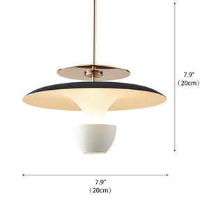 Lámpara Colgante Estilo Espacial para Comedor, Cocina, Restaurante, Decoración de Interiores para el Hogar, Metal y Acrílico de Alta Calidad, Lámpara Colgante UFO Estable - Product Image 6