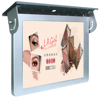 Tv led de toit de 14/16/19/21 pouces pour voiture, moniteur de toit vers le bas, lecteur de vidéo cd bus avec fonction usb sd usb wifi