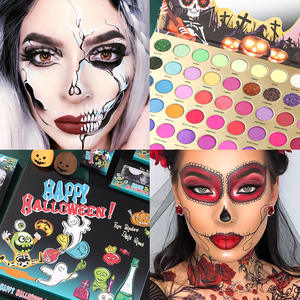 Caja de maquillaje de Halloween Todo en uno Brillo de labios Sombra de ojos Maquillaje Juegos de regalo Caja profesional Regalo del Día de Todos los Santos Juego de maquillaje desnudo - Product Image 4