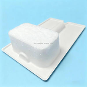 Bán Buôn Tùy Chỉnh Thân Thiện Với Môi Phân Hủy Sinh Học Có Thể Tái Chế Mía Bã Mía Bột Giấy Chèn Đúc Bao Bì Tùy Chỉnh Màu Sắc Logo Cho - Product Image 3